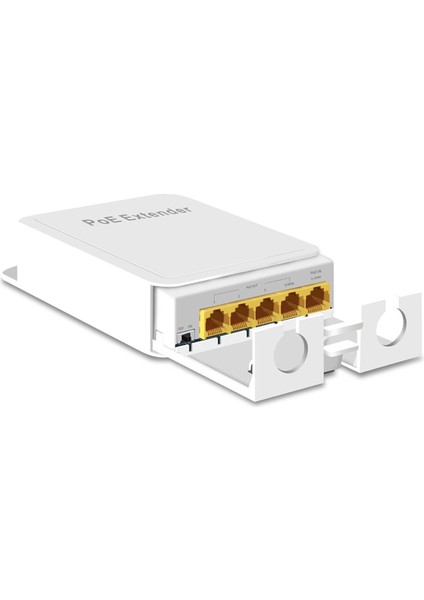 5 Bağlantı Noktalı IP55 Dış Mekan Su Geçirmez Poe Tekrarlayıcı 1000 Mbps 1 Ila 4 Ağ Anahtarı Ip Kameralar Için Poe Genişletici (Yurt Dışından)