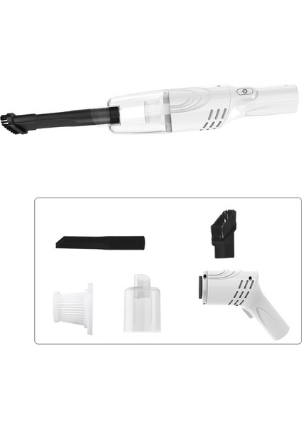 3 In 1 Araba Elektrikli Süpürge 8000PA Süper Emiş Ev Taşınabilir Şarj Edilebilir El Klavye Elektrikli Süpürge Siyah (Yurt Dışından) modelleri