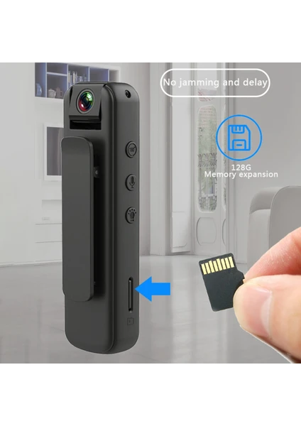 1080P Hd Mini Wifi Kaydedici Kamera Hareket Kamerası Açık Kamera Icra Kaydedici Güvenlik Vücut Kamerası (Yurt Dışından)