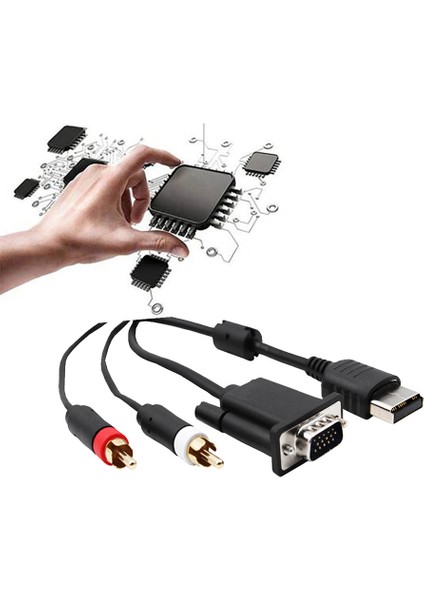 Dreamcast Yüksek Çözünürlüklü Oyun Konsolu Hd Adaptör Kablosu Için VGA Kablosu (Yurt Dışından) modelleri