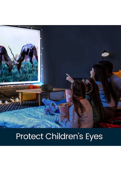 YT200 Kullanışlı Projektör LED Mobil Video Projektör Ev Sineması Medya Oynatıcı Çocuk Ev Kablolu Aynı Ekran Projektörü (Yurt Dışından)