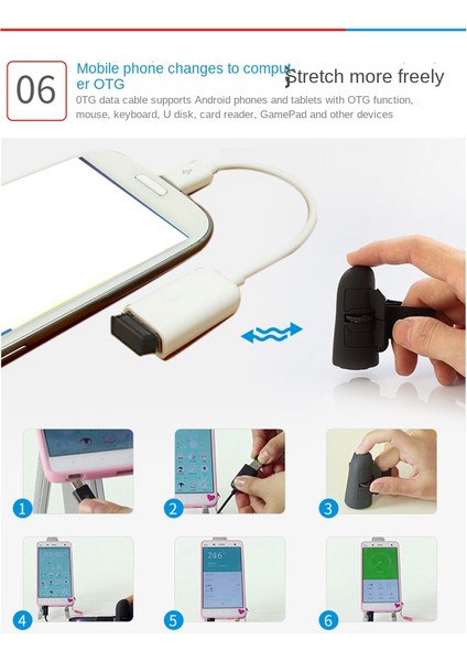 Mini 2.4g Kablosuz Parmak Yüzük Fare Ergonomik El Optik Seyahat Faresi (Siyah) (Yurt Dışından) fırsatları