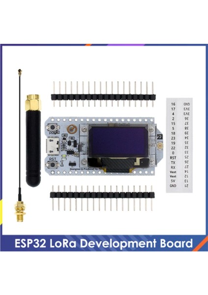 SX1276 SX1278 ESP32 Lora 868MHZ/915MHZ 0.96 Inç Mavi OLED Ekran Bluetooth Wıfı Kiti 32 Geliştirme Kurulu (Yurt Dışından)