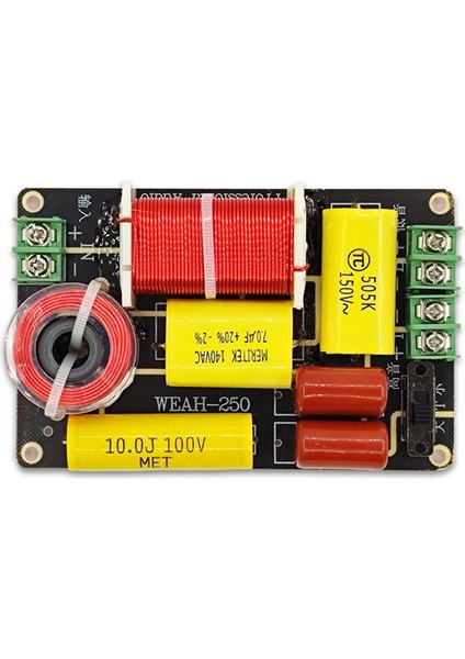 Tiz + Bas 2 Yollu Hoparlör Crossover Hifi Yüksek Sadakat Frekans Bölücü Ateş Kitaplık Hoparlör Modifiye Ses Bölücü (Yurt Dışından)