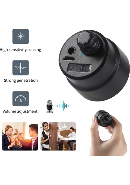 Ahşap Duvarlar, Kapılar, Pencereler Için Kullanılan 180MAH Pilli Gelişmiş Sürüm Süper Hassas Dinleme Ses Amplifikatörü (Yurt Dışından)