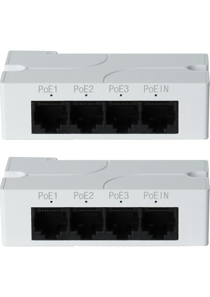 2 Adet 1 Ila 3 Port Poe Genişletici Pasif Kademeli IEEE802.3AF Ip Bağlantı Noktası Iletim Genişletici Poe Anahtarı Nvr Ip Kamera Için (Yurt Dışından) fırsatları