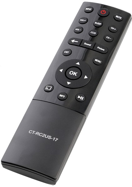 CT-RC2US-17 CTRC2US17 LED Tv Için Uzaktan Kumandayı Değiştirin 55L621U 49L621U 43L621U 65L621U 55L421U 32L221U Akıllı Tv (Yurt Dışından) modelleri