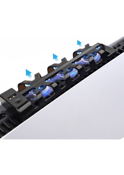 Aksesuarlar Için Hem Disk Hem De Dijital Sürümler Için LED Işıklı Soğutma Fanı Oyun Aksesuarları Soğutma Sistemi (Yurt Dışından) fırsatları