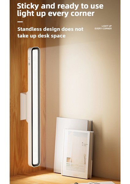 Masa Lambası LED USB Şarj Edilebilir Işık Kademesiz Karartma Masa Lambası Asılı Manyetik Yatak Odası Gece Lambası Okuma Masası (Yurt Dışından) fiyatları