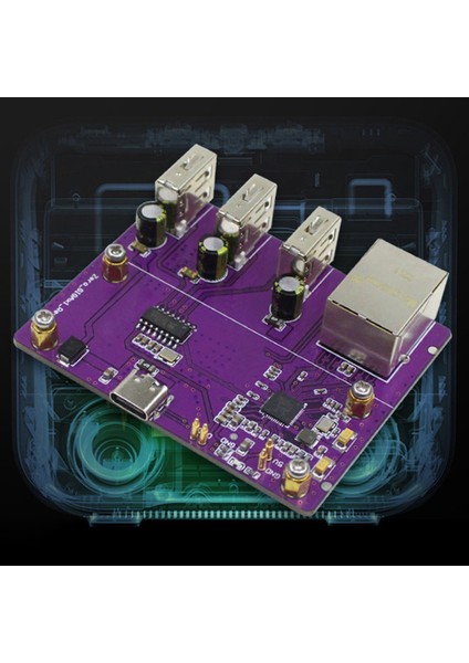 Pi0 ve Pi0 Için Sıfır 2 W Usb'den RJ45 Hub'a Ethernet Veya Usb'den RJ45 Hub'a 2W (Kılıfsız) (Yurt Dışından)