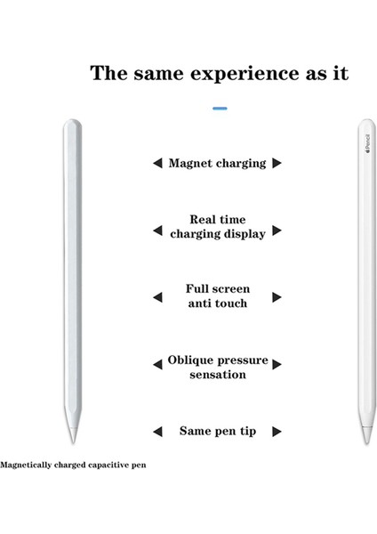 8nd Kalem Kapasitör Kalem Tablet Dokunmatik Kalem Kalem Manyetik Emme Şarj El Yazısı Kalem (Yurt Dışından)