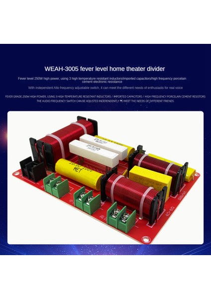 3WAY Ses Hoparlörü Tiz Orta Bas 3 Yollu Hoparlör Frekans Bölücü Modülü (Yurt Dışından) fiyatları