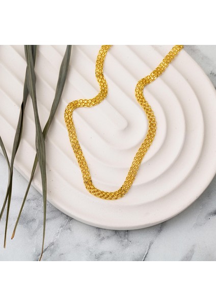 Klasik 14 Ayar Altın Zincir 45 cm modelleri