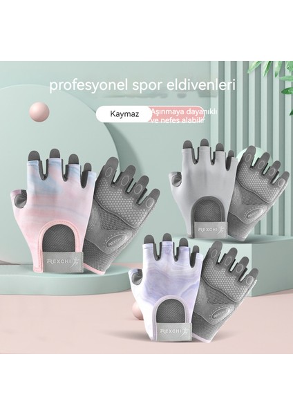 Kadın Ince Yarım Parmak Spor Eldiveni (Yurt Dışından)