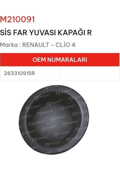 Sıs Far Çerçevesı Kapagı Clıo Iv 12&gt; Sıyah Sag 263310915R