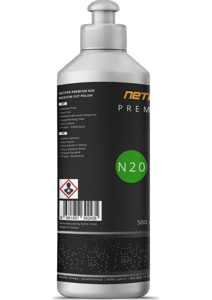Premium N20 Medium Cut Polish - 500 ml