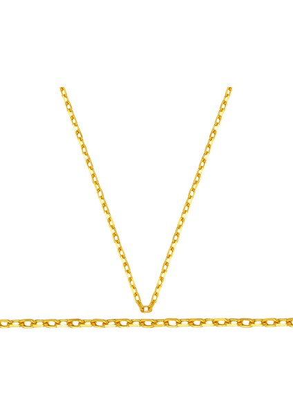 Hayalet 14 Ayar Altın Boyun Zinciri