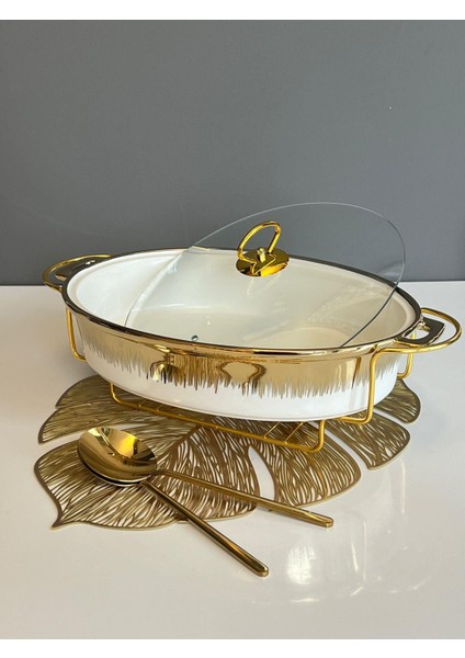 Whıte Gold Isıtıcılı Oval Tencere Büyük fiyatları