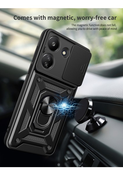 Xiaomi Mi 13T Pro Kılıf Ultra Korumalı Yüzüklü Manyetik Sürgülü Vega Kapak indirimleri