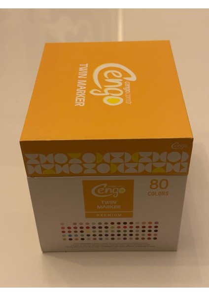 Twin Marker Çift Uçlu 80 Renk