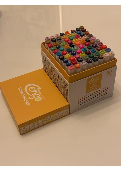 Twin Marker Çift Uçlu 80 Renk fiyatları