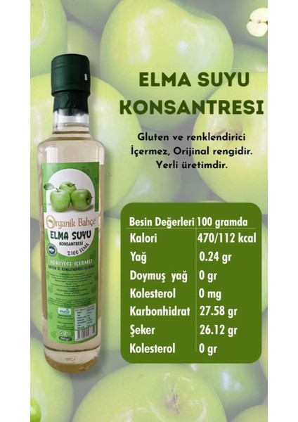 Organik Elma Suyu Konsantresi fiyatları