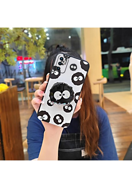 Xiaomi Redmi Note 13 Pro Quicksand Standlı Karikatür Yumuşak Telefon Kılıfı (Yurt Dışından)