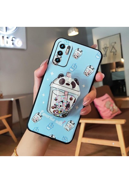 Xiaomi Redmi Note 13 Quicksand Standlı Darbeye Dayanıklı Yumuşak Telefon Kılıfı (Yurt Dışından)