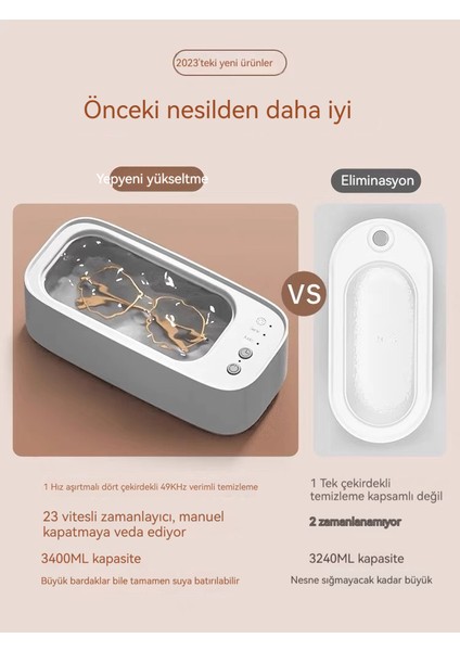 Gözlük Temizleme Makinesi Taşınabilir Ultrasonik Tam Otomatik Temizleme Makinesi Ev Takı Gözlük Renkli Kontak Kontakları ve Parantez Temizleme Makinesi (Yurt Dışından) fırsatları