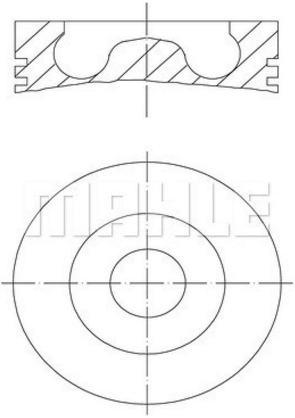 Motor Piston Segman 050 FOCUS-P308-P3008-P508-P5008-C4-DS5-DS4-1.6HDI-TDCI DV6C Euro5 102008