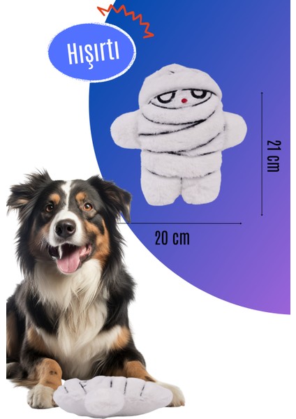 Peluş Mumya Sesli Köpek Oyuncağı At Getir Oyuncağı Toksik Madde Içermeyen Güvenli Köpek Oyuncağı modelleri