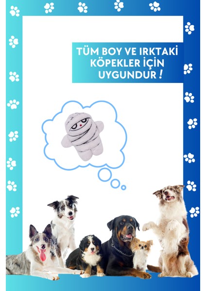 Peluş Mumya Sesli Köpek Oyuncağı At Getir Oyuncağı Toksik Madde Içermeyen Güvenli Köpek Oyuncağı indirimleri