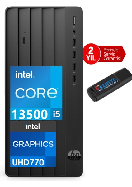 290 Pro G9 Intel Core I5 13500 32GB 256GB SSD Intel® UHD Graphics WINDOWS11PRO Masaüstübilgisayar HP8T2W9ESW33+WEBLEGELSINUSBBELLEK