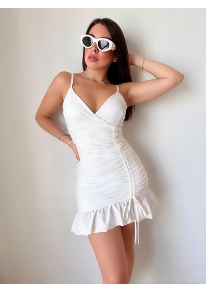 Mini Deri Elbise modelleri