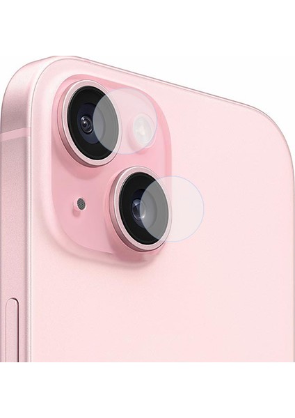 iPhone 15 Kamera Camı Lens Koruyucu Nano Esnek Film - Al3400