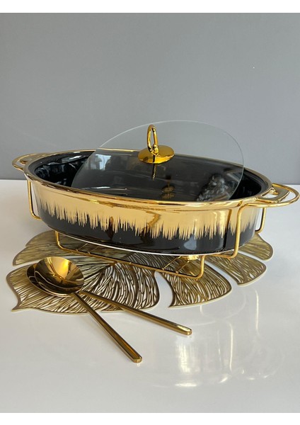 Black Gold Isıtıcılı Oval Tencere Büyük fiyatları