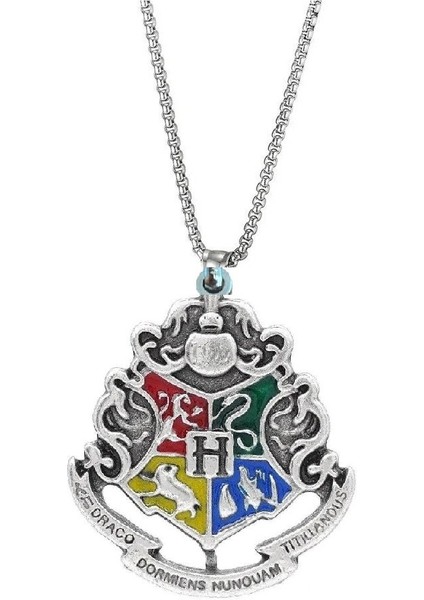 Harry Potter Hogwarts Logo Kolye Harry Dört Ev Kolye