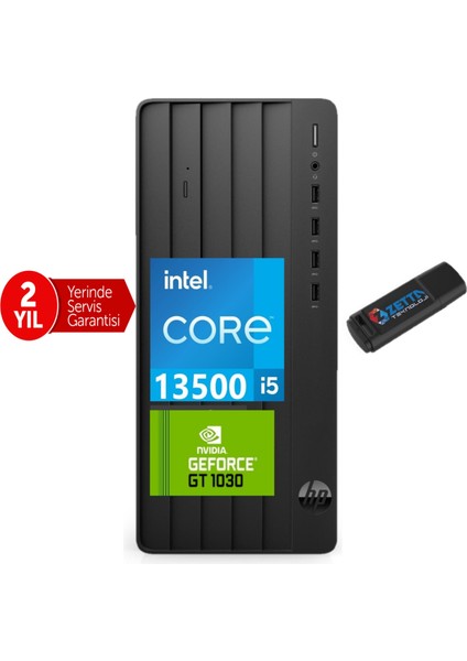 290 Pro G9 Intel Core I5 13500 32GB 512GB SSD 4gb GT1030 WINDOWS11HOME Masaüstübilgisayar HP8T2W9ESWV22+WEBLEGELSINUSBBELLEK