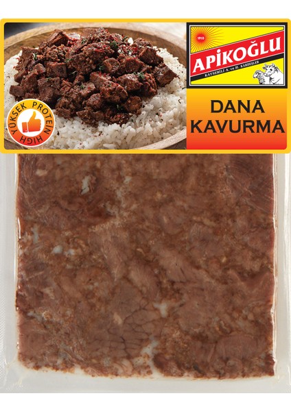 Kare Dilimli Dana Kavurma Üçlü Paket