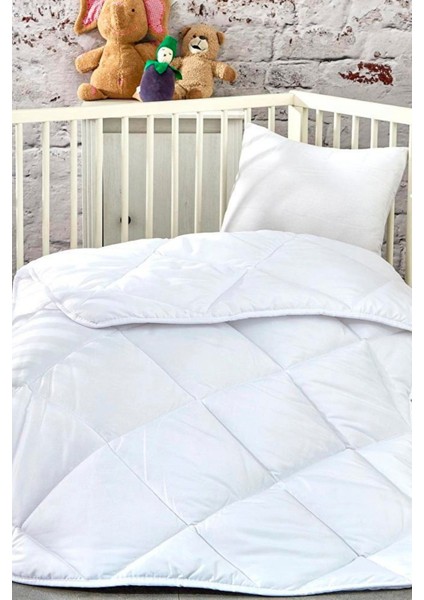 Bebek Yorgan Seti Bebe Yorganı (100X150 Cm) + Bebe Yastığı fiyatları