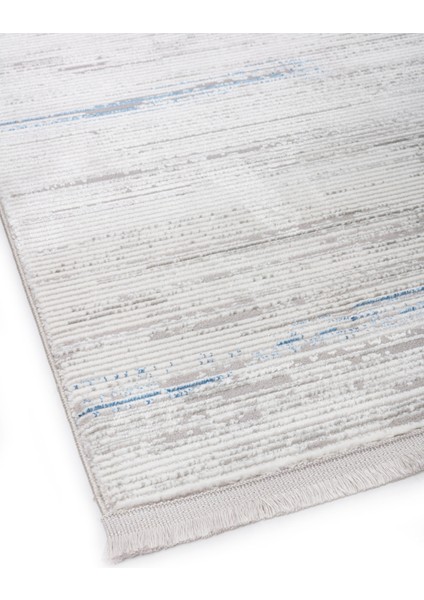 Vals Mavi Salon Halısı Koridor Kesme Yolluk Yumuşak Doku Kaymaz Tozumaz Dokuma Makine Halısı 04 fırsatları