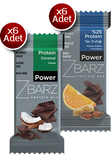 Power %25 Protein & Power Kakaolu Karışık Kutu (12 Adet)