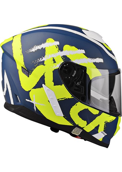 Güneş Vizörlü Çift Kabuk Full Face Lazer Rafale Kask fiyatları