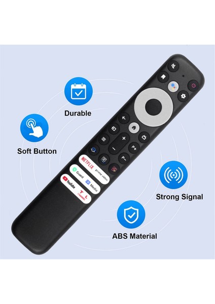 Akıllı Tv Için RC902V Fmr2 Uzaktan Kumandayı Değiştirin RC902V Fmr4 RC902V Fmr1 Evrensel 50/75C725 Ses Yok Sürümü (Yurt Dışından) modelleri