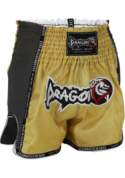 Dragondo MT3035 Muay Thai Şortu Özel Dokuma Saten Muay Thai Şort