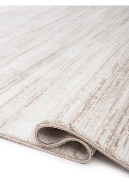 Vals Bej Salon Halısı Koridor Kesme Yolluk Yumuşak Doku Kaymaz Tozumaz Dokuma Makine Halısı 02 modelleri