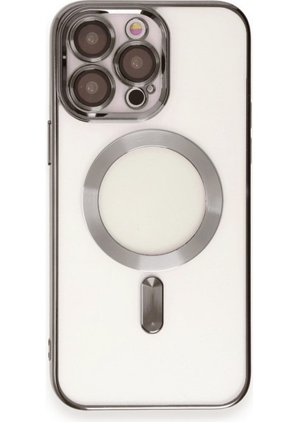 Apple iPhone 15 Pro Max Uyumlu Renkli Corner Magsafe Seri Arka Koruma Kılıf