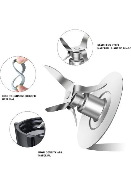 Osterizer Blender Için Yedek Parçalar, 2 Parça Kauçuk Conta Contalı 4 Noktalı Bıçak Düzeneği 4961 (Yurt Dışından) fırsatları