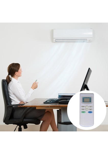 Klima Uzaktan Kumandası Için Gykq-03 Qykq-03 Kt-Tl1 KFRD-71LW Gykq-63, Beyaz (Yurt Dışından)