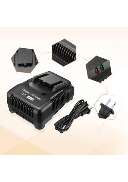 18V R86092 Şarj Cihazı, AC840087P R840087 R840083, R840085 Abd Tak Için 18V Şarj Cihazıyla Uyumlu (Yurt Dışından) modelleri